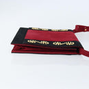 SAINT LAURENT Shoulder Bag Suede Bordeaux Gold Auth 172534-4