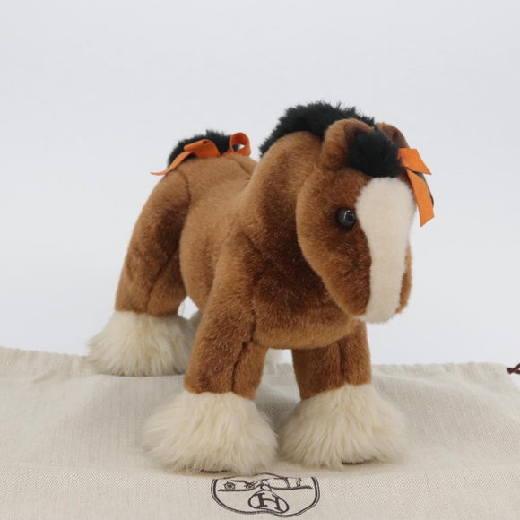 HERMES Elmy PM Gevuld polyester Bruin Auth 172537M