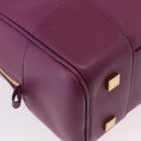 LOEWE Anagram Studio Ghibli Americana 28 Bag Leather 2way Purple Auth 172539SM-18