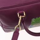 LOEWE Anagram Studio Ghibli Americana 28 Bag Leather 2way Purple Auth 172539SM-9