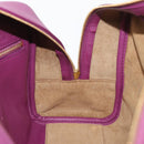 LOEWE Anagram Studio Ghibli Americana 28 Bag Leather 2way Purple Auth 172539SM-24