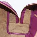 LOEWE Anagram Studio Ghibli Americana 28 Bag Leather 2way Purple Auth 172539SM-25