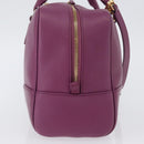 LOEWE Anagram Studio Ghibli Americana 28 Bag Leather 2way Purple Auth 172539SM-4
