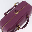 LOEWE Anagram Studio Ghibli Americana 28 Bag Leather 2way Purple Auth 172539SM-6