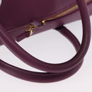 LOEWE Anagram Studio Ghibli Americana 28 Bag Leather 2way Purple Auth 172539SM-7