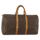 LOUIS VUITTON Monogram Keepall 50 Boston Bag M41426 LV Auth 172549-1