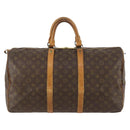 LOUIS VUITTON Monogram Keepall 50 Boston Bag M41426 LV Auth 172549-2