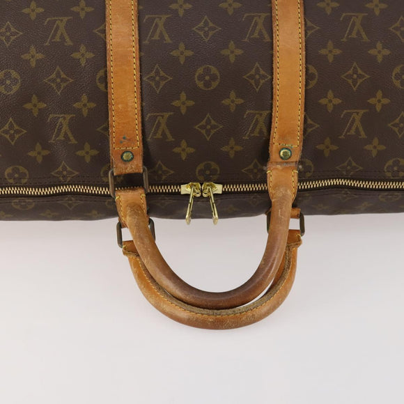LOUIS VUITTON Monogram Keepall 50 Boston Bag M41426 LV Auth 172549