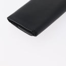CHANEL Key Case Leather Black CC Auth 172555-15
