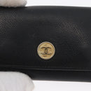 CHANEL Key Case Leather Black CC Auth 172555-17