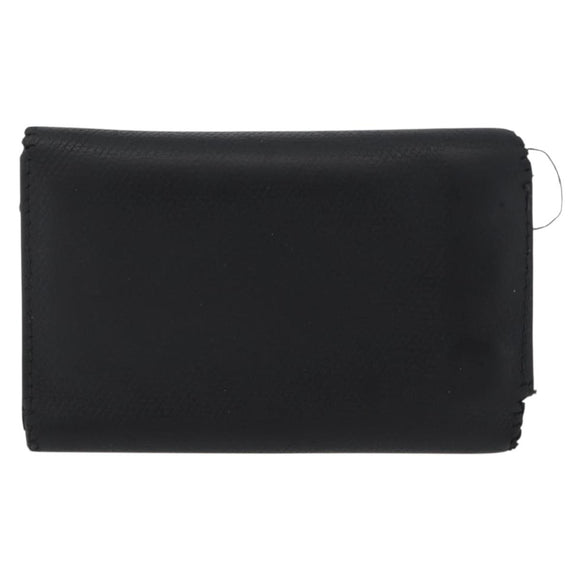 CHANEL Schlüsseletui Leder Schwarz CC Auth 172555