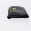 CHANEL Key Case Leather Black CC Auth 172555-3
