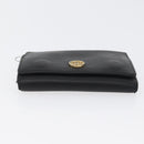 CHANEL Key Case Leather Black CC Auth 172555-7