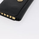 CHANEL Key Case Leather Black CC Auth 172555-8