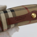 Burberrys Nova Check Golf Ball Case PVC Beige Auth 172556V-15