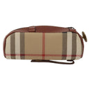 Burberrys Nova Check Golf Ball Case PVC Beige Auth 172556V-3