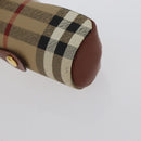 Burberrys Nova Check Golf Ball Case PVC Beige Auth 172556V-9