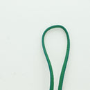 Salvatore Ferragamo Gancini Hugs Bag Charm Leather Green Silver Auth 172557M-5