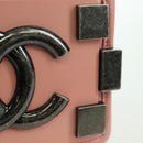 CHANEL Matelasse Lego Boy Chain Shoulder Bag Lamb Skin Pink CC Auth 172559SAM-21