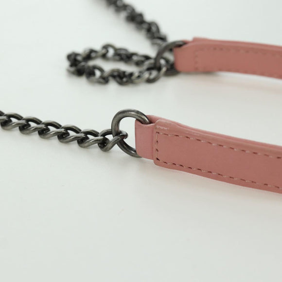 CHANEL Matelasse Lego Boy Chain Shoulder Bag Lamb Skin Pink CC Auth 172559SAM