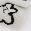 CHANEL Matelasse 25 Chain Shoulder Bag Mouton White Silver CC Auth 172561SM-14