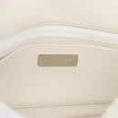CHANEL Matelasse 25 Chain Shoulder Bag Mouton White Silver CC Auth 172561SM-21