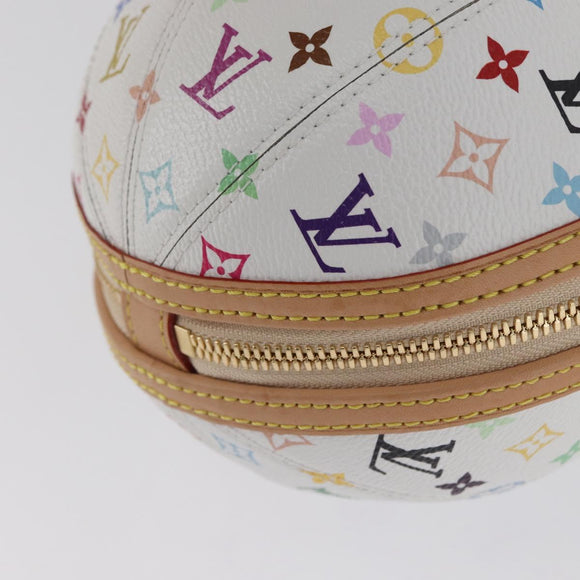 LOUIS VUITTON Monogram Multicolor LV x TM Rolling Bag White M13710 Auth 172562SM
