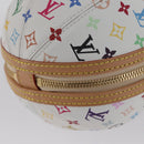 LOUIS VUITTON Monogram Multicolor LV x TM Rolling Bag White M13710 Auth 172562SM-16