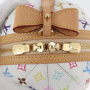 LOUIS VUITTON Monogram Multicolor LV x TM Rolling Bag White M13710 Auth 172562SM-18