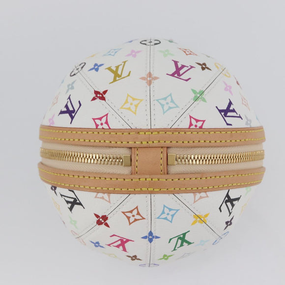 LOUIS VUITTON Monogram Multicolor LV x TM Rolling Bag White M13710 Auth 172562SM