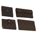 LOUIS VUITTON Monogram Wallet 4 Set LV Auth 172565-1