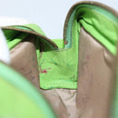 HERMES Scribe Pen Case Leather Light green Auth 172578-12