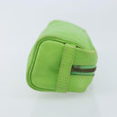 HERMES Scribe Pen Case Leather Light green Auth 172578-3
