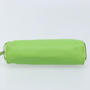 HERMES Scribe Pen Case Leather Light green Auth 172578-6