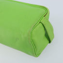 HERMES Scribe Pen Case Leather Light green Auth 172578-7
