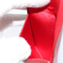 HERMES Card Case Leather Red Auth 172579-16