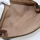 LOUIS VUITTON Monogram Trousse Demi Ronde Cosmetic Pouch M47520 LV Auth 172583-9