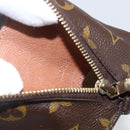 LOUIS VUITTON Monogram Trousse Demi Ronde Cosmetic Pouch M47520 LV Auth 172583-12