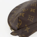 LOUIS VUITTON Monogram Trousse Demi Ronde Cosmetic Pouch M47520 LV Auth 172583-14