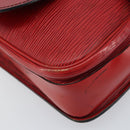 LOUIS VUITTON Epi Cartesier MM Shoulder Bag Red M52247 LV Auth 172584-14