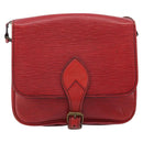 LOUIS VUITTON Epi Cartesier MM Shoulder Bag Red M52247 LV Auth 172584-13