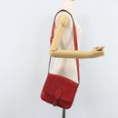 LOUIS VUITTON Epi Cartesier MM Shoulder Bag Red M52247 LV Auth 172584-25