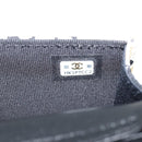 CHANEL Chain Mini Matelasse 12 Shoulder Bag Satin Beige Gold CC Auth 172590SAM-11