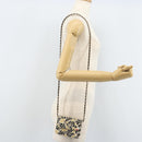 CHANEL Chain Mini Matelasse 12 Shoulder Bag Satin Beige Gold CC Auth 172590SAM-23