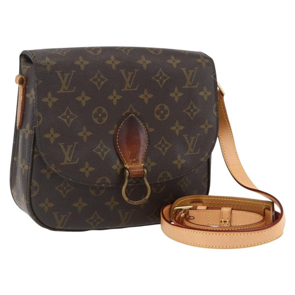 LOUIS VUITTON Monogram Saint Cloud GM Schoudertas M51242 LV Auth 172594
