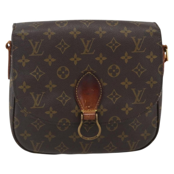 LOUIS VUITTON Monogram Saint Cloud GM Schoudertas M51242 LV Auth 172594