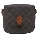 LOUIS VUITTON Monogram Saint Cloud MM Umhängetasche M51243 LV Auth 172595-2
