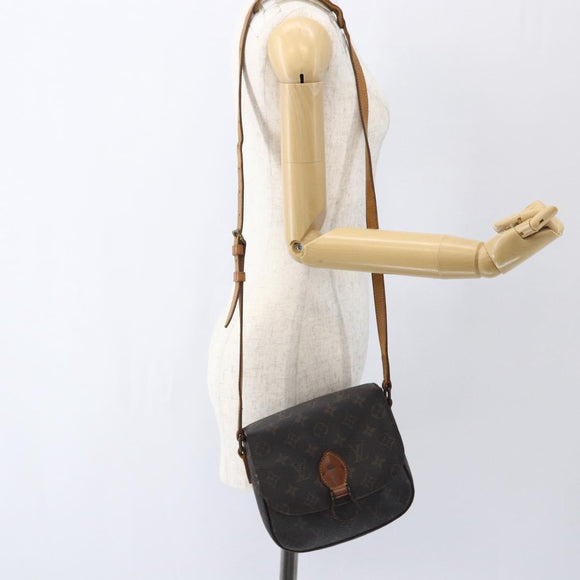 LOUIS VUITTON Monogram Saint Cloud MM Umhängetasche M51243 LV Auth 172595