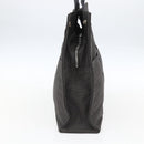 HERMES Her Line Tote MM Hand Bag Canvas Gray Silver Auth 172598-3