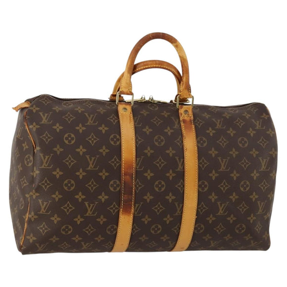 LOUIS VUITTON Monogram Keepall 45 Boston Bag M41428 LV Auth 172601